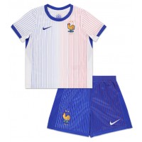 Camiseta Francia Segunda Equipación Replica Eurocopa 2024 para niños mangas cortas (+ Pantalones cortos)
